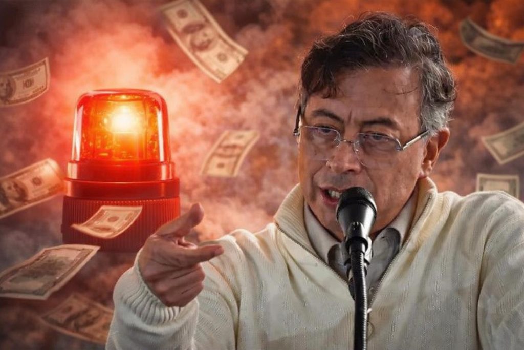Presidente Gustavo Petro tras la caída del decreto de emergencia económica