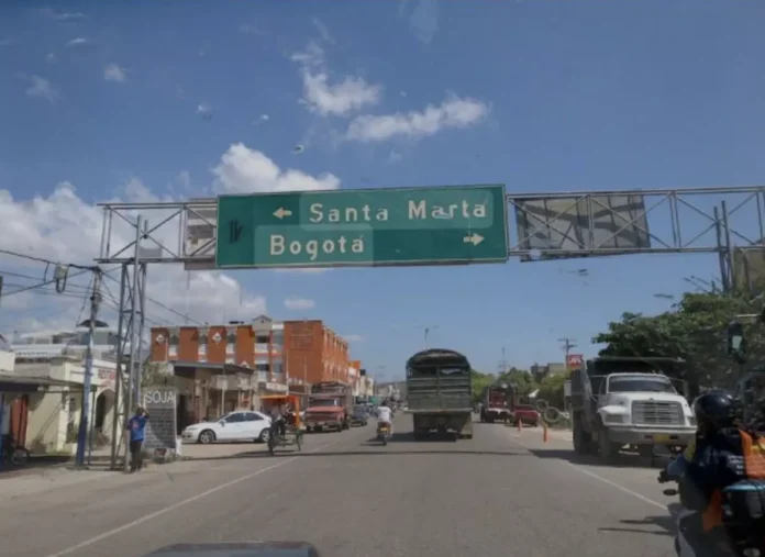 Vista aérea de Bosconia, municipio estratégico del Cesar por su conectividad vial