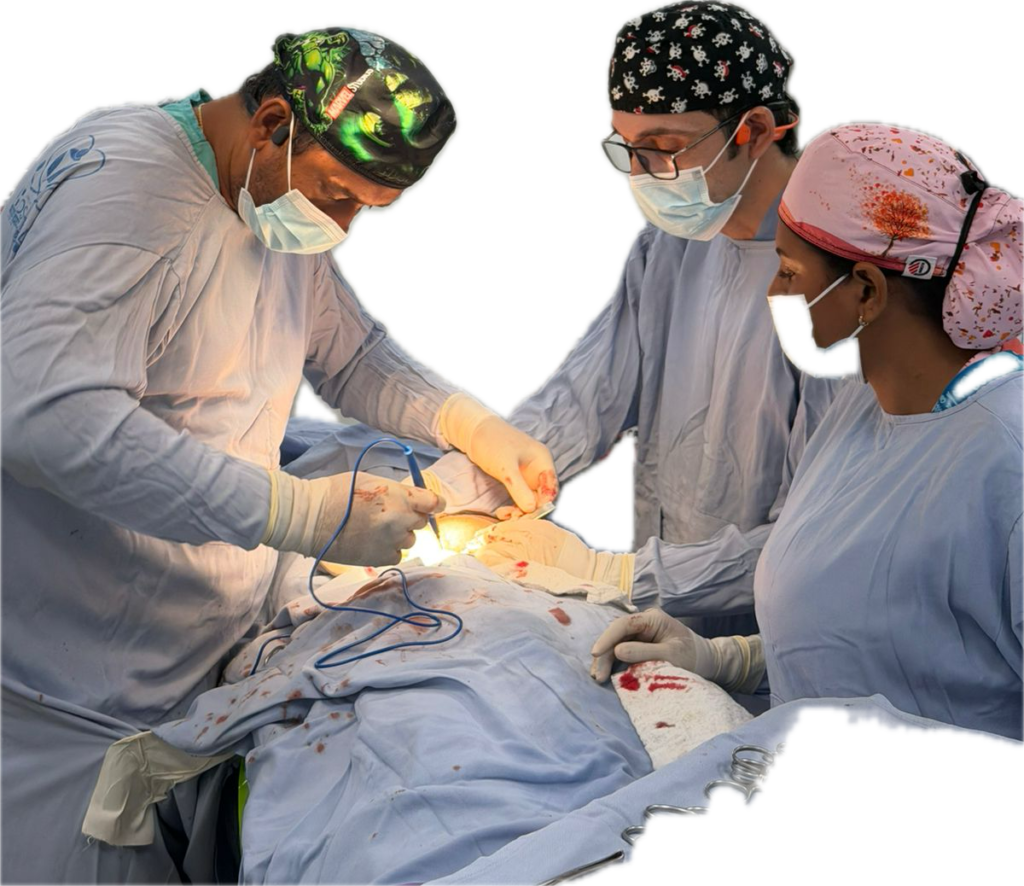 Cirugía laparoscópica de riñón en el Hospital Rosario Pumarejo