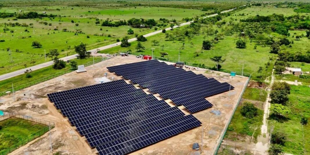 Paneles solares en el Cesar impulsan la transición energética