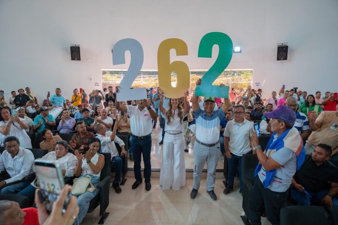 Con un modelo que elimina intermediarios, la Gobernación del Cesar inició 262 convenios solidarios con Juntas de Acción Comunal para ejecutar obras directamente en los barrios del departamento.