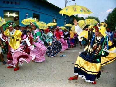 Representación artística de la Llorona Loca en Tamalameque