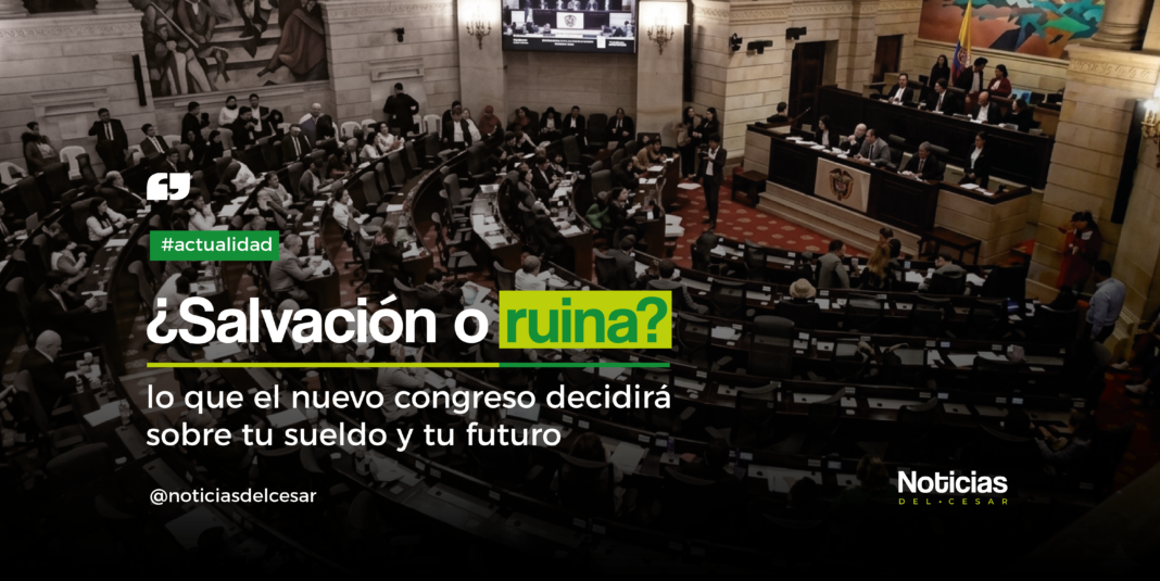 Congreso de la República discutiendo reformas económicas que afectan el sueldo y el futuro de los colombianos.