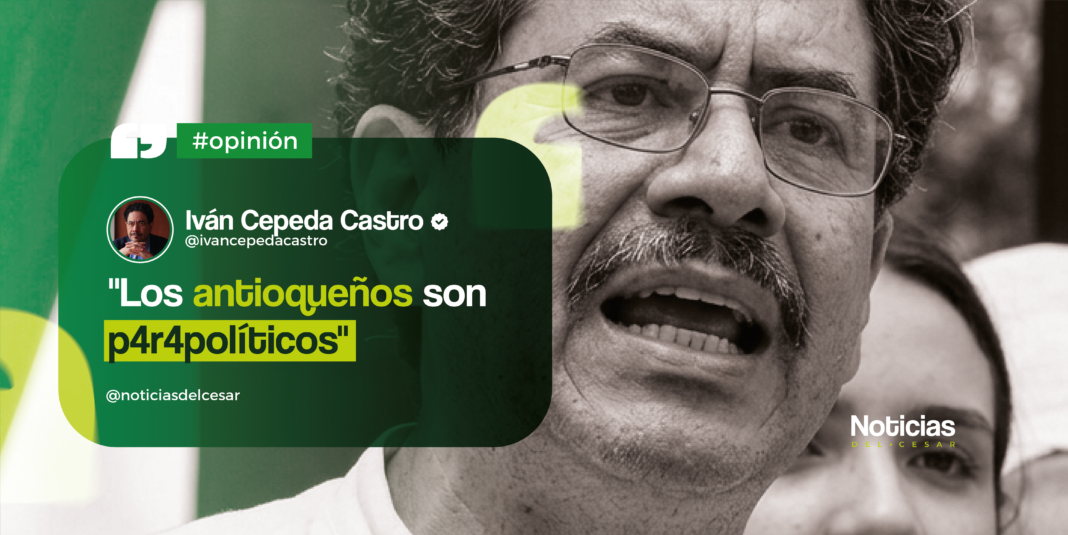 Infografía de Iván Cepeda con la frase 