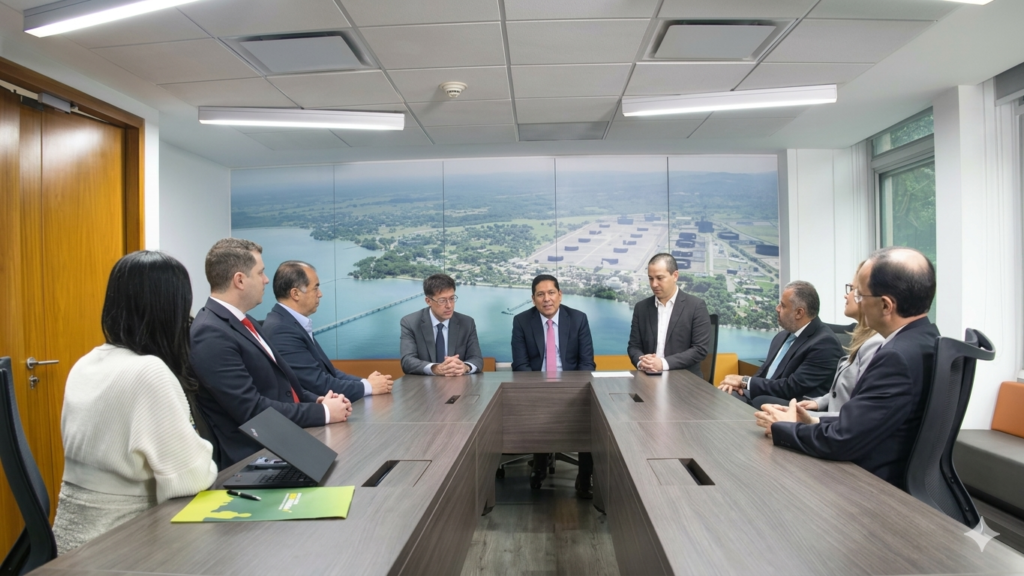 Firma oficial del acuerdo entre Ecopetrol y Gran Tierra Energy para fortalecer la producción de crudo en el departamento del Cesar.