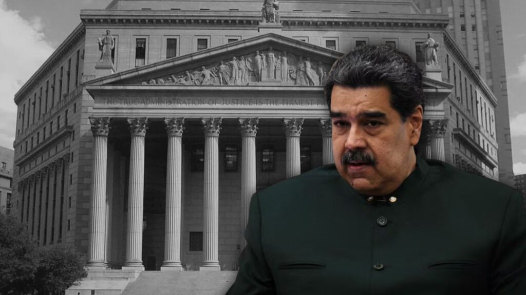 Sala de audiencias del tribunal federal de Nueva York donde se juzga a Nicolás Maduro