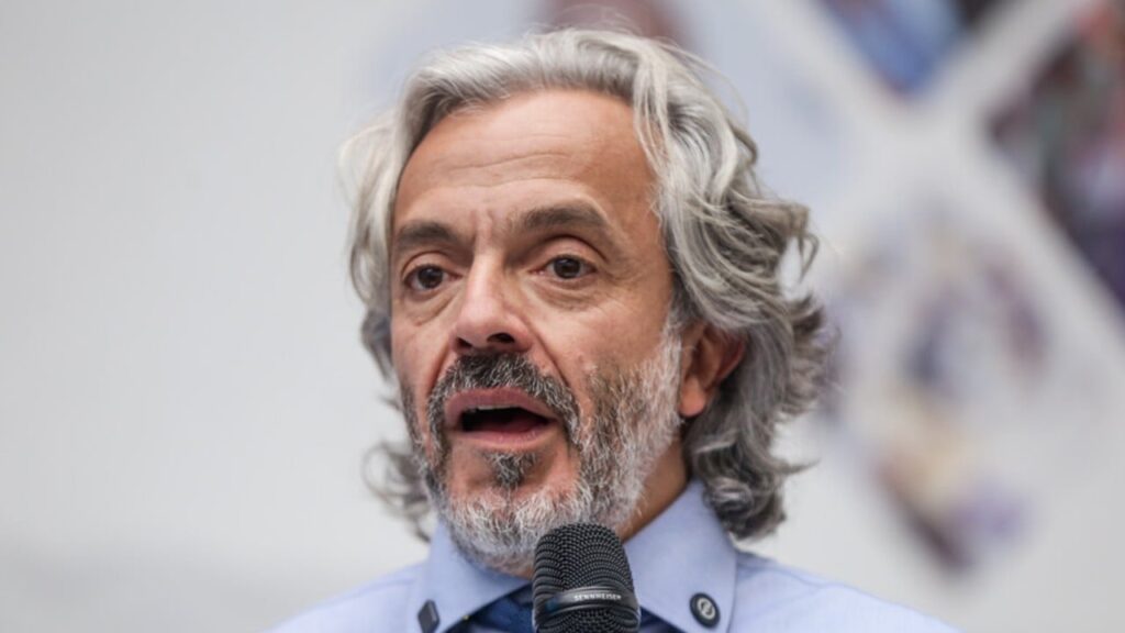 El presidente Gustavo Petro en medio del debate político previo a las elecciones en Colombia.