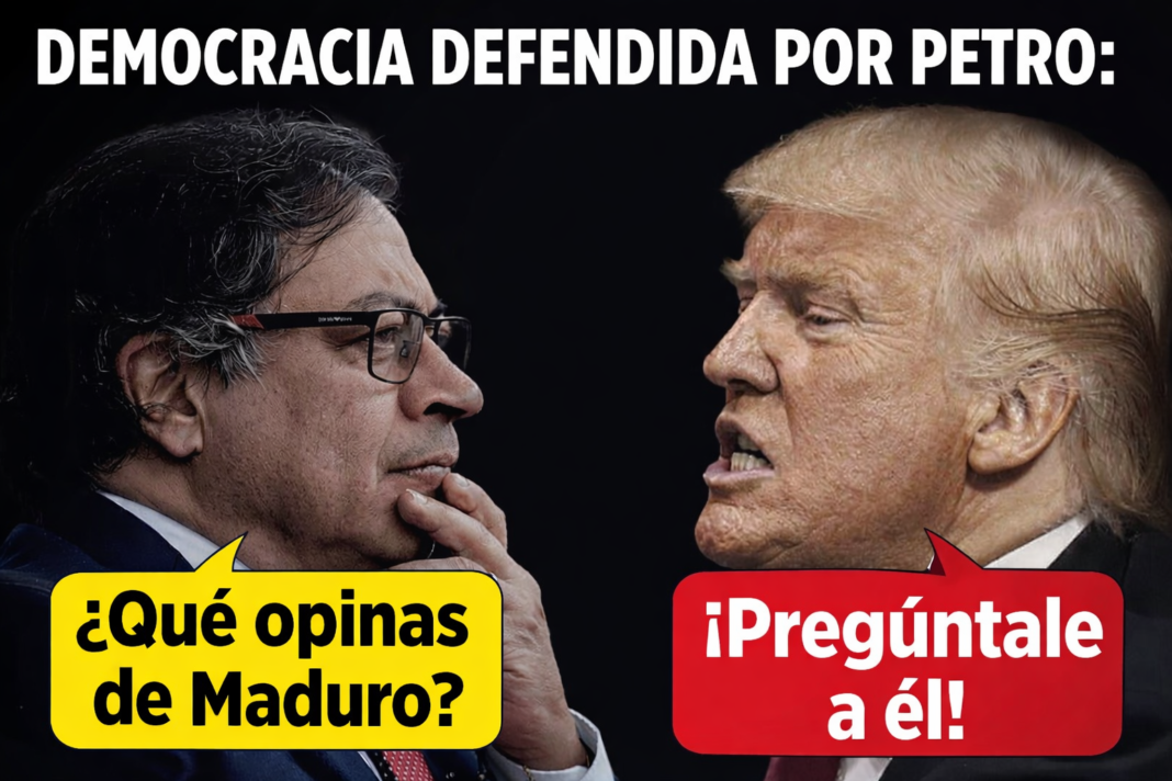 Gustavo Petro rechazando operaciones militares de Estados Unidos en Venezuela