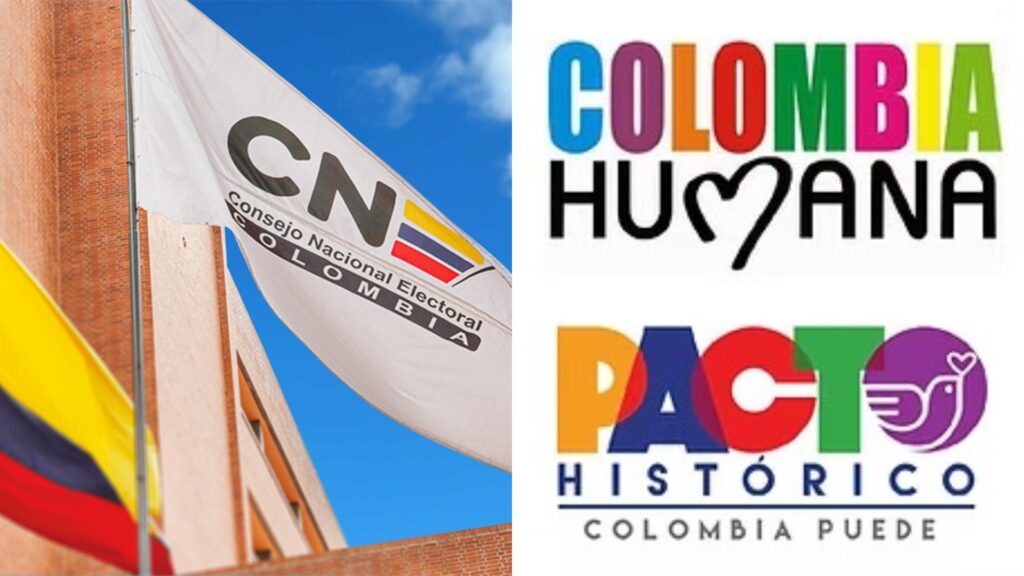 Militantes del Pacto Histórico tras la aprobación de la fusión con Colombia Humana