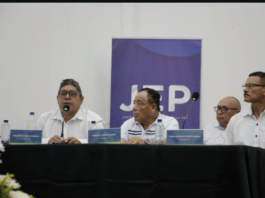 Excomandantes del Bloque Caribe de las Farc durante audiencia de la JEP sobre secuestros en el Cesar