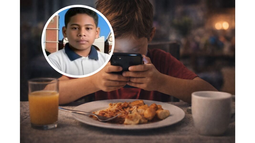 Imagen ilustrativa de adolescente usando celular en casa, relacionada con caso ocurrido en Codazzi Cesar