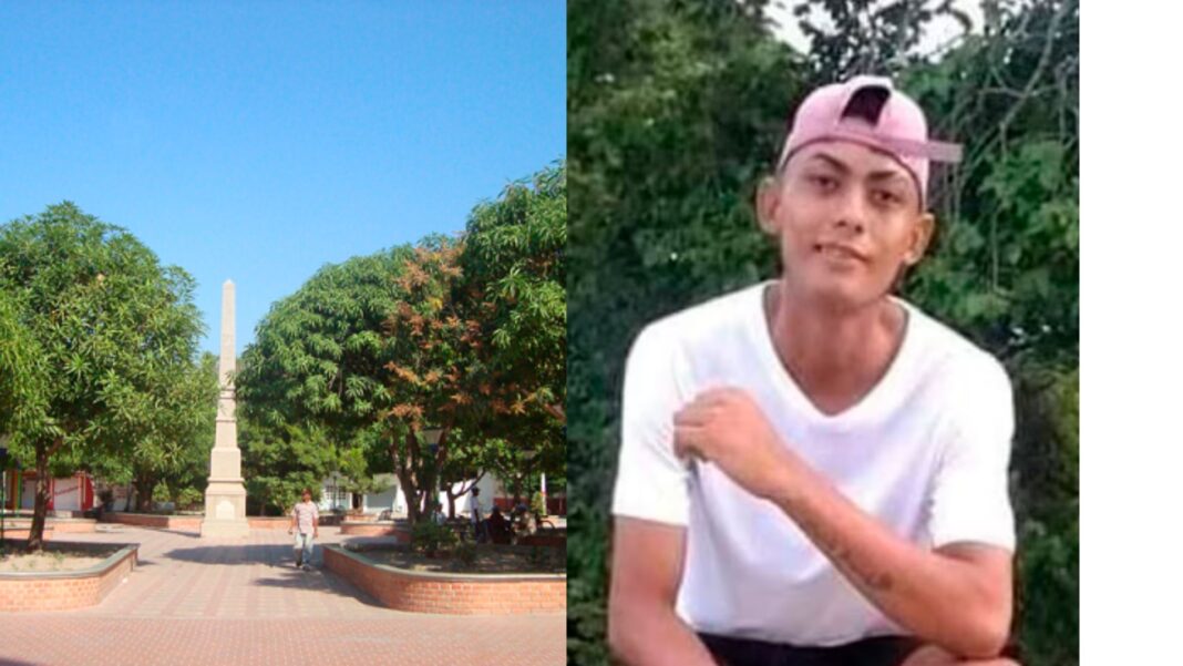 Joven cesarense asesinado en zona rural de Fundación Magdalena junto a imagen del lugar del hallazgo