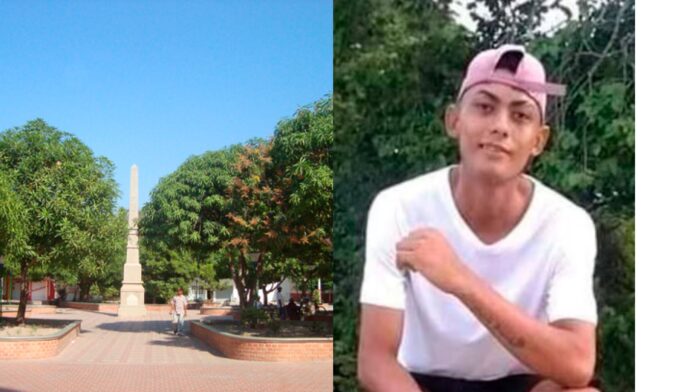 Joven cesarense asesinado en zona rural de Fundación Magdalena junto a imagen del lugar del hallazgo