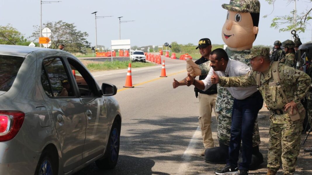 Campaña de seguridad vial en Cesar con estaciones de prevención para conductores en carretera