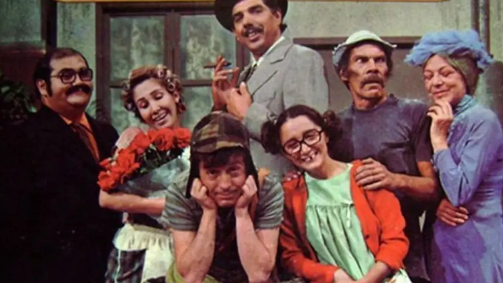Elenco completo de El Chavo del Ocho con Chespirito, Don Ramón, La Chilindrina y Quico.