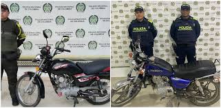 Motocicletas recuperadas por la Policía en operativo en Pelaya Cesar