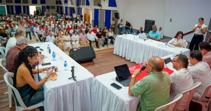 Reunión del Consejo Superior de la Universidad Popular del Cesar en La Jagua de Ibirico durante votación de nueva sede