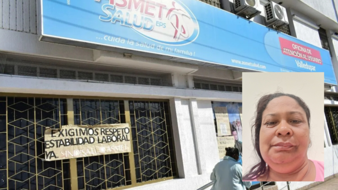 Sede de Asmet Salud EPS en Valledupar y paciente que denuncia demora en cirugía maxilofacial.
