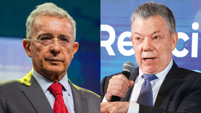 Álvaro Uribe y Juan Manuel Santos en nuevo cruce político por el plebiscito de paz
