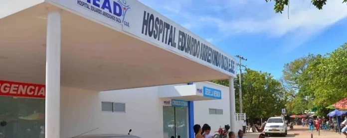 Fachada del Hospital Eduardo Arredondo Daza en Valledupar, donde ingresó herido un adolescente que murió posteriormente.