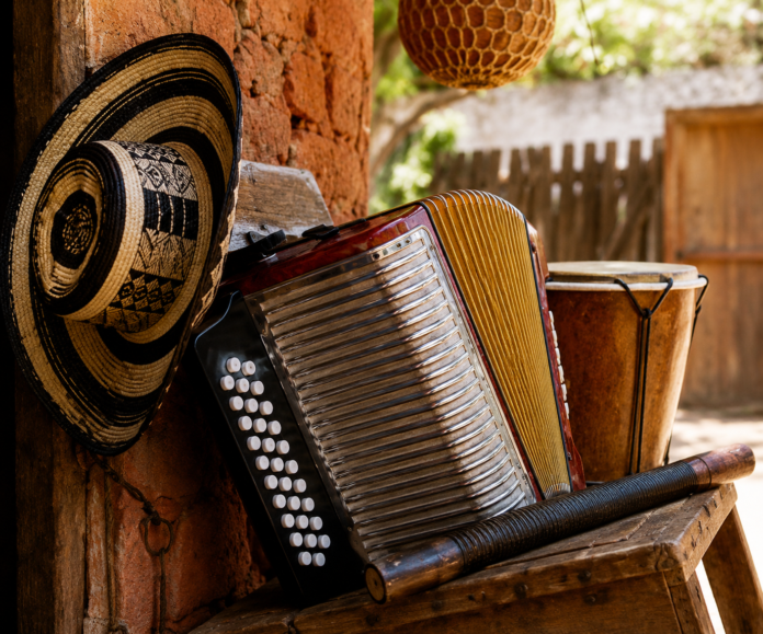 Instrumentos típicos que representan la historia del vallenato.