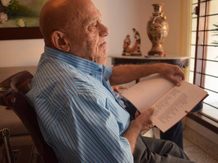 Retrato en vida del líder político Toño Murgas, padre del departamento del Cesar.