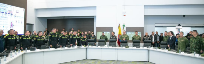 Autoridades instalan el PMU electoral para monitorear la seguridad durante las elecciones en Colombia.