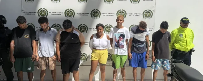 Captura de presuntos integrantes de Los Rastrojos Vallenatos en Valledupar durante operativo policial.