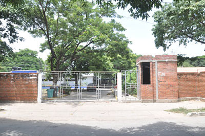 Entrada al parque del barrio Galán en Valledupar, donde un vendedor de queso fue atacado a tiros.