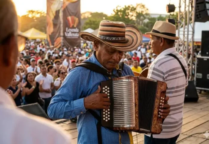 Festival Vallenato en Medellín con acordeón, caja y guacharaca