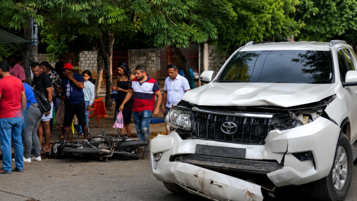 Accidente de tránsito en Valledupar con motociclista herido