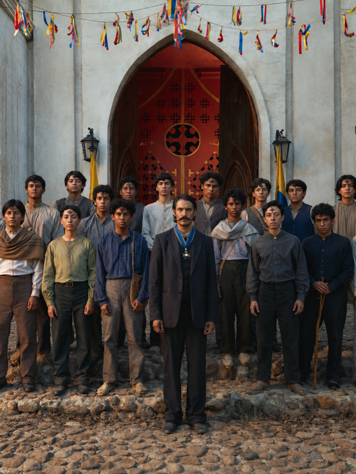 Personajes de la segunda temporada de Cien años de soledad reunidos en Macondo