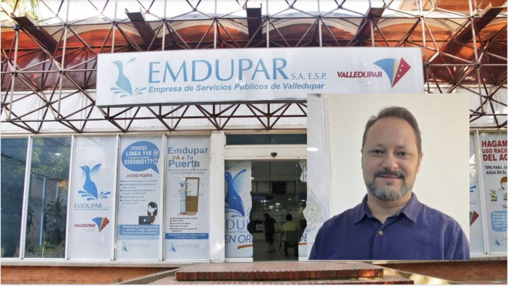 Eduardo Mesa y sede principal de Emdupar