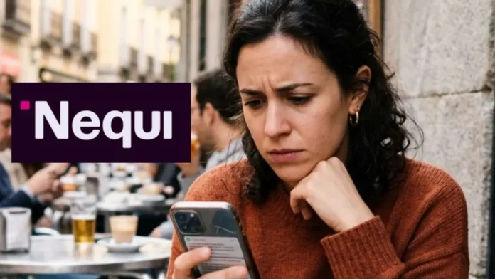 Mujer consulta Nequi ante revisión para entrega de subsidios