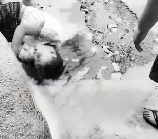 Escena del accidente de tránsito en el que murió un joven en Agustín Codazzi, Cesar