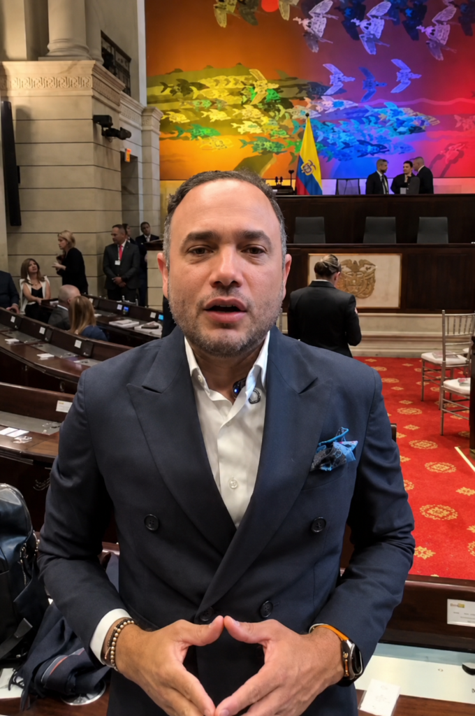 Senador en el Congreso durante la votación que perdió Alfredo Deluque