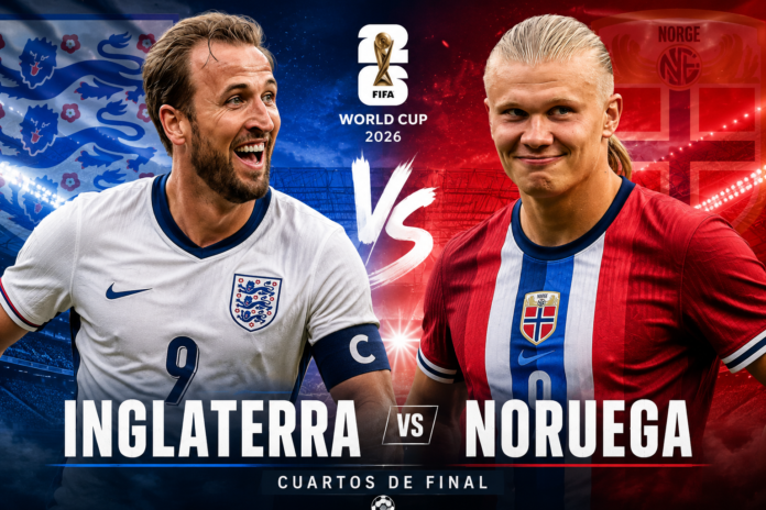 Erling Haaland y Harry Kane protagonizan la previa del partido entre Noruega e Inglaterra por los cuartos de final del Mundial 2026.