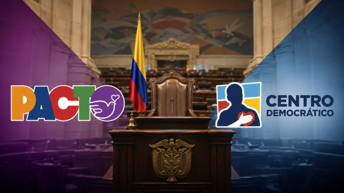Pacto Histórico y Centro Democrático frente a la Presidencia del Senado