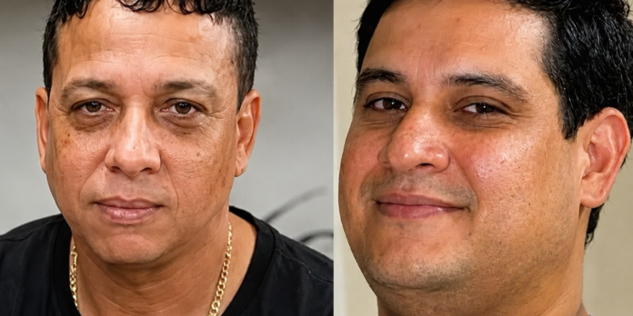 Retratos relacionados con la investigación del doble homicidio de dos empresarios en Maicao, La Guajira.