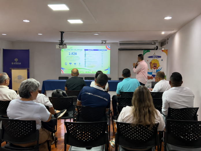 Organizadores presentan el balance de los Juegos Parasuramericanos Valledupar 2026 durante una rueda de prensa.