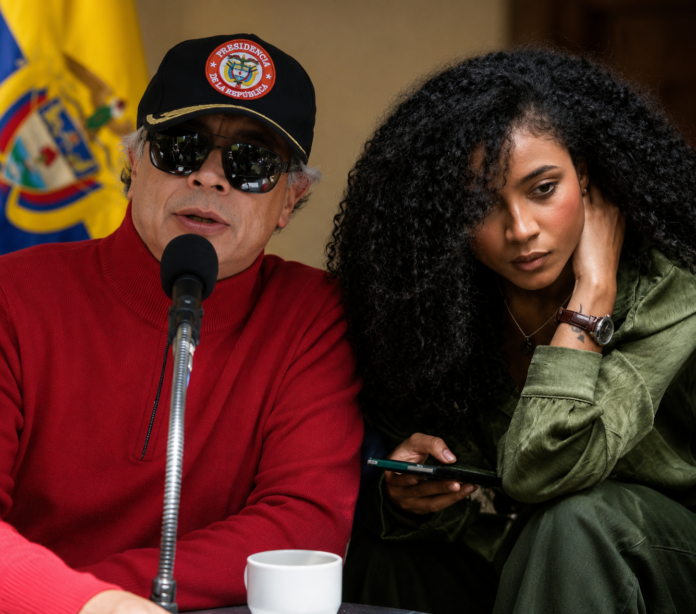 Petro y Juliana Guerrero composición creada