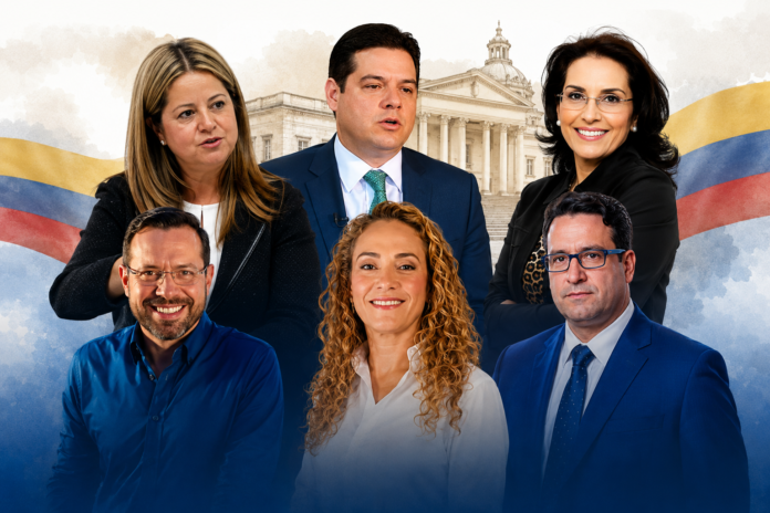Abelardo de la Espriella presenta a Elsa Noguera, Mauricio Gómez Amín, Vivian Morales, Jaime Andrés Beltrán, Juliana Gutiérrez e Iván Cancino como nuevos ministros.
