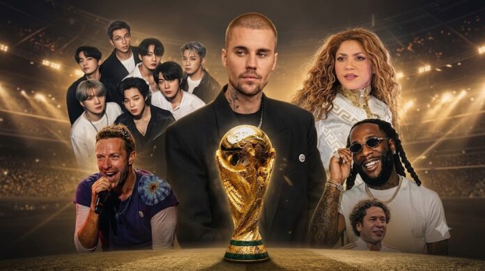 Artistas del show de la final del Mundial 2026 entre Argentina y España.