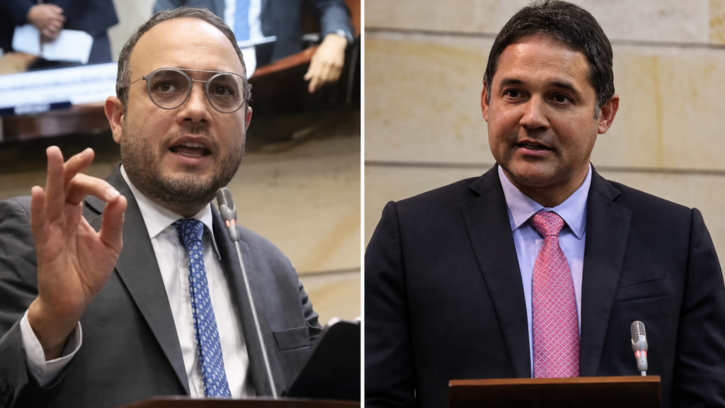 Senadores durante la votación que dejó a Alfredo Deluque sin la Presidencia del Senado