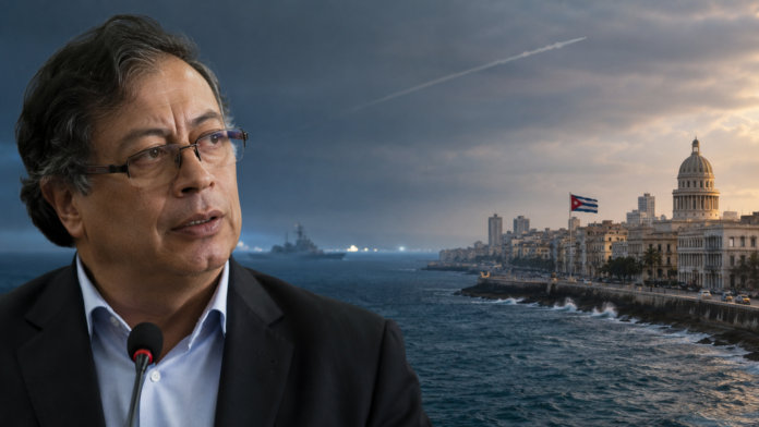 Gustavo Petro viajó a Cuba y advirtió sobre una guerra en el Caribe