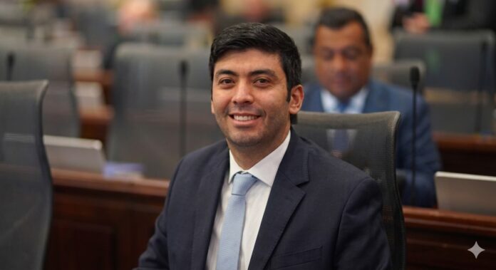 Nicolás Barguil presidente de la Cámara de Representantes en el Capitolio Nacional