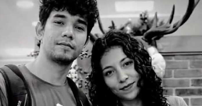 Fotografía de María Alejandra Castaño y el hombre investigado por su presunto feminicidio en Tolima