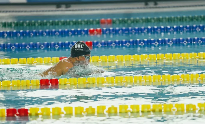 Nadadores colombianos durante la jornada dorada de para natación en los Juegos Parasuramericanos Valledupar 2026.