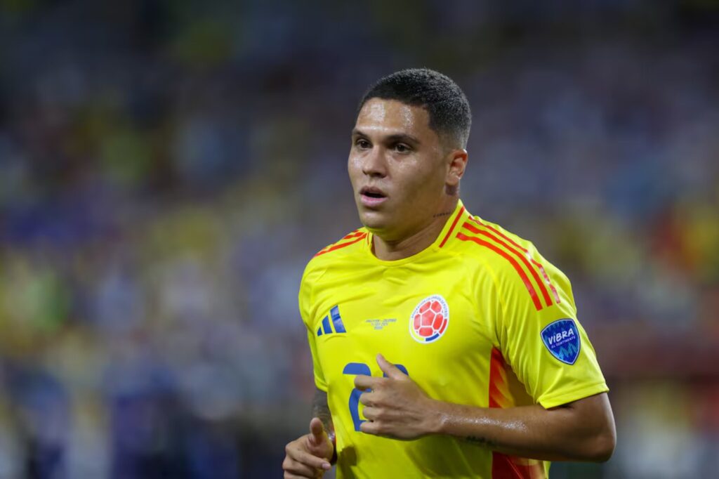 Imagen de Juan Fernando Quintero con la Selección Colombia para ilustrar su regreso al Medellín