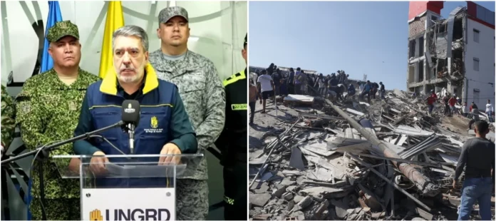 Terremoto en Colombia deja 273 muertos y 377 desaparecidos